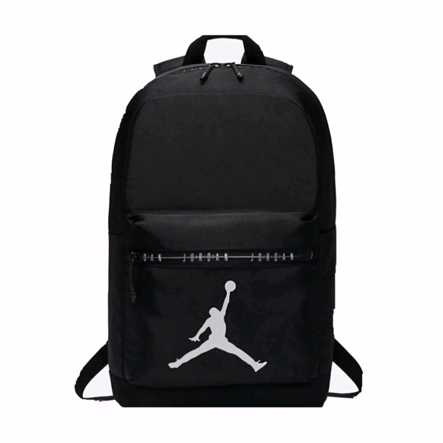 Jordan 经典大Logo 聚酯纤维 书包背包双肩包 常规 黑色