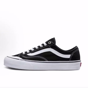 帆布 Decon 男女同款 Style 黑白 板鞋 低帮 Vans