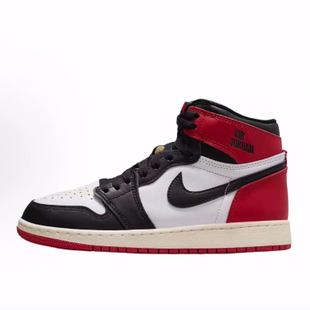 Jordan Air Jordan 1 Retro High OG 耐磨 高帮 儿童篮球鞋 红色