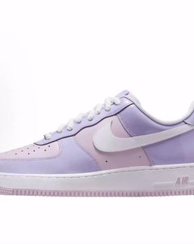 Nike Air Force 1 Low Hydrangeas 耐磨 低帮 板鞋 男款 紫色