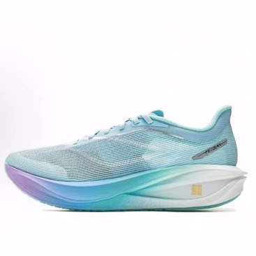 LiNing李宁 飞电5CHALLENGER 棉花糖 低帮跑步鞋 男款 冰河蓝