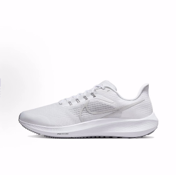 Nike Air Zoom Pegasus 39耐磨 低帮 Air Zoom 跑步鞋 男款 白灰