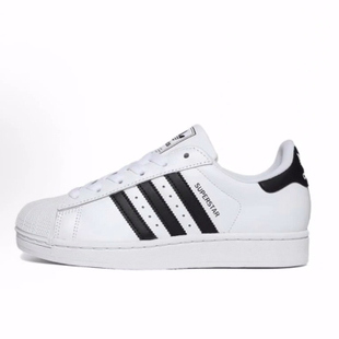 Superstar 潮流低帮 板鞋 白色 adidas 男女同款 originals
