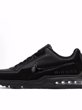Nike Air Max LTD 3 运动舒适 织物 低帮 气垫跑步鞋 男款 黑色