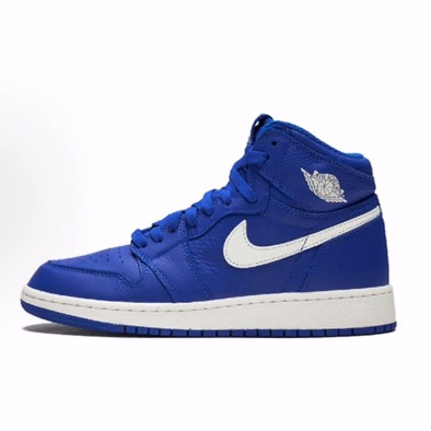 Jordan Air Jordan 1 Retro High Hyper Royal高帮儿童篮球鞋蓝色