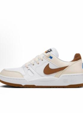Nike Full Force Low 低帮 板鞋 男款 棕白褐HJ3485-121