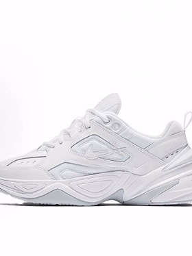 Nike M2K Tekno 舒适厚底复古休闲 低帮 老爹鞋 女款 白色