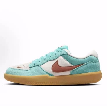 Nike SB Force 58 皮革 潮流 舒适 低帮 板鞋 男女同款 绿色
