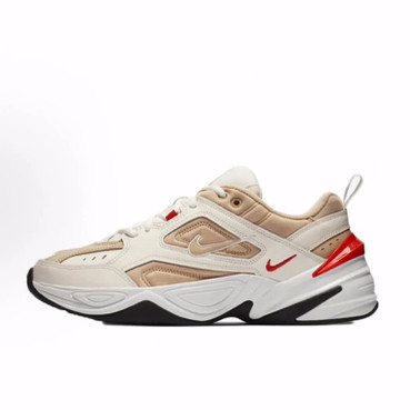 Nike M2K Tekno 宇航员 潮流运动复古 低帮老爹鞋 男女同款白褐色