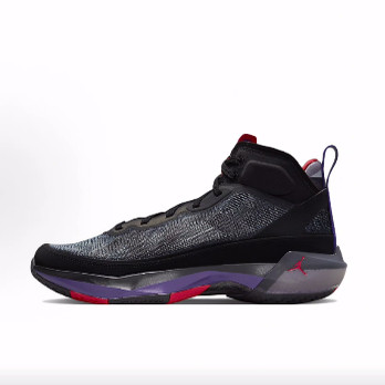 Jordan Air Jordan 37 减震耐磨透气 高帮 篮球鞋 男款 黑紫色