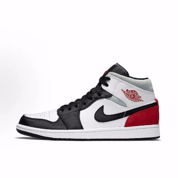 Jordan Air Jordan 1 mid se 中帮 复古篮球鞋 男款 白红