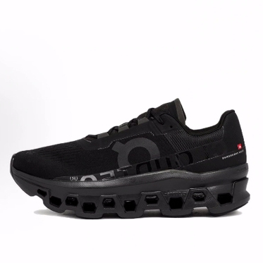 On昂跑 Cloudmonster 碳板 舒适户外缓震低帮跑步鞋 男款 全黑