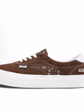 Vans Acer NI 腰果花 轻便 低帮 板鞋 男女同款 棕色