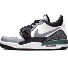 Jordan Legacy 312 LOW 大童  低帮 儿童篮球鞋 白灰绿 男女同款