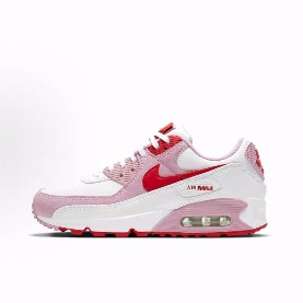 Nike Air Max 90 复古运动反毛皮合成革低帮气垫休闲跑步鞋女款