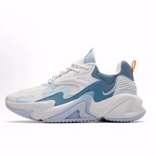 减震防滑耐磨 运动 低帮 生活休闲鞋 白蓝 Anta安踏 男款 行者3.0