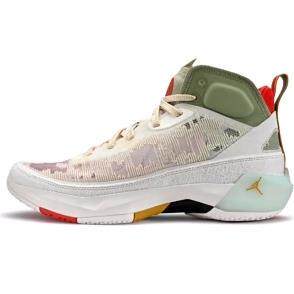 Jordan Air Jordan 37 高帮 篮球鞋 男女同款 米红绿 国内版