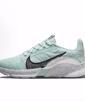 Nike SuperRep Go 3  减震 低帮 训练鞋 女款 绿