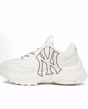 MLB Big Ball Chunky 耐磨 低帮 老爹鞋 男女同款 白色