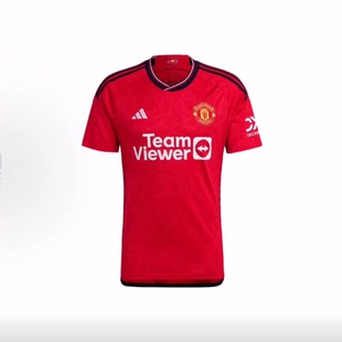 adidas V领 23-24赛季 曼联 主场足球衣 男款