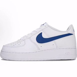 Nike Air Force 1 皮革 舒适百搭 低帮 儿童板鞋 白色