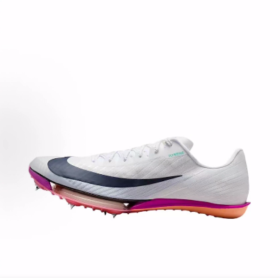 Nike Maxfly 2 舒适耐用 中考体测 钉鞋回弹跑步鞋 男款 白黑红