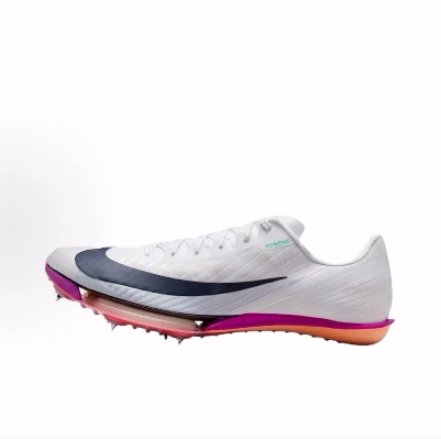 Nike Maxfly 2 舒适耐用 中考体测 钉鞋回弹跑步鞋 男款 白黑红