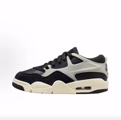 Jordan Air Jordan 4 RM Black/Sail 低帮 复古篮球鞋 男款