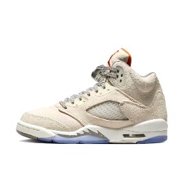 Jordan Air Jordan 5  高帮 复古篮球鞋 米灰 GS儿童款