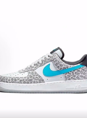 Nike Air Force 1 Leopard 皮革 低帮 板鞋 男款