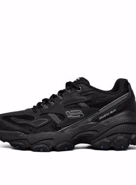 Skechers斯凯奇 Sparta-Max 黑武士 低帮 老爹鞋 男款 黑色