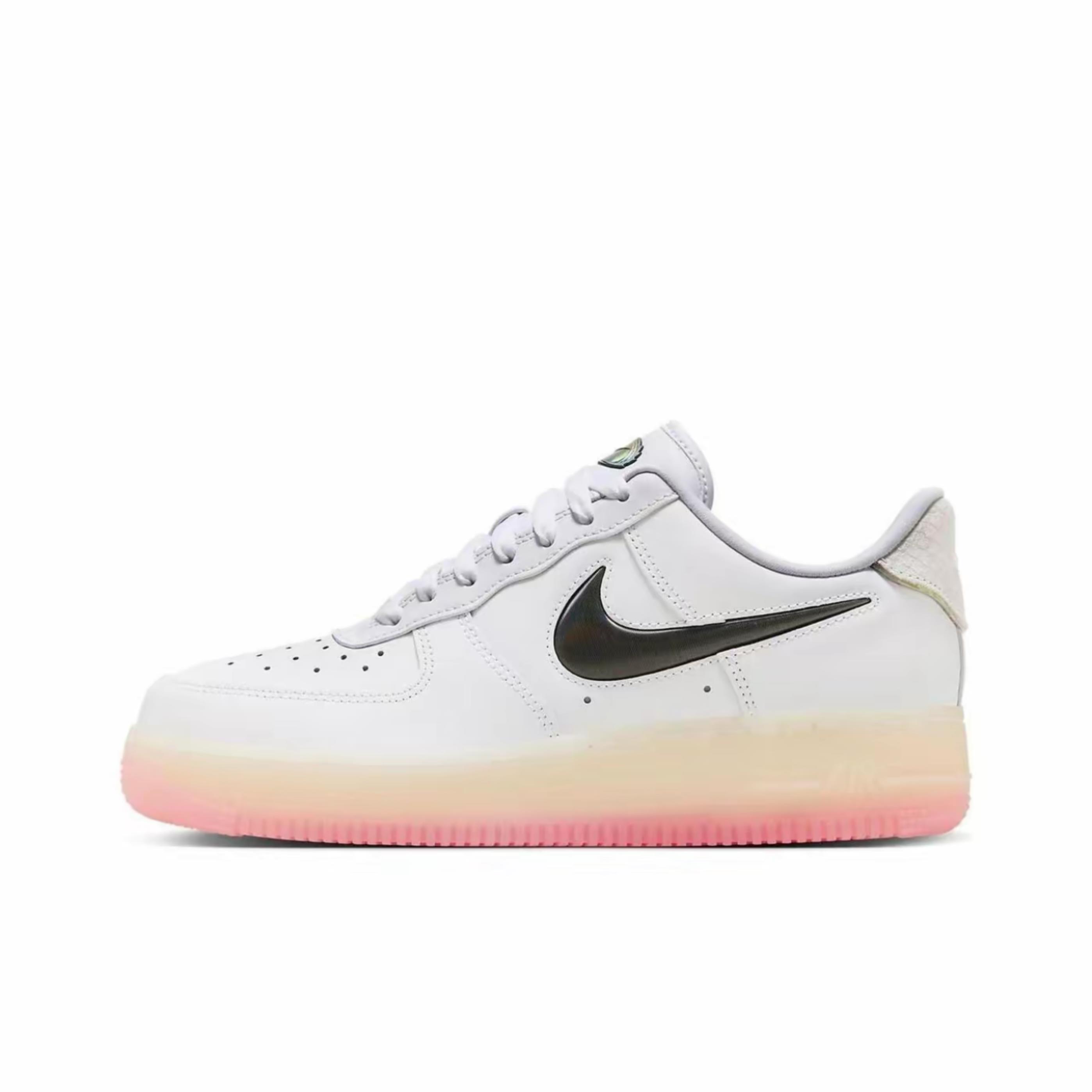 耐克Nike Air Force 1空军一号轻便板鞋男女同款白粉FZ5741-191