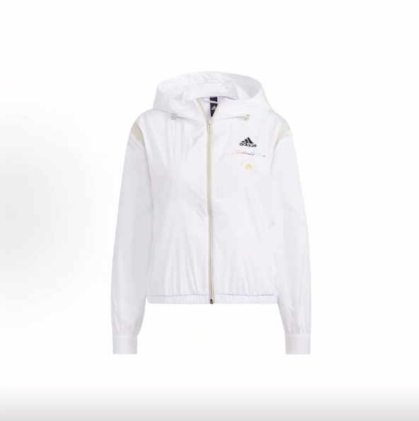 adidas Ust Wb Logo微标印花运动梭织连帽夹克 女款