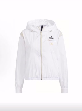 adidas Ust Wb Logo微标印花运动梭织连帽夹克 女款