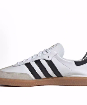 adidas originals SAMBA DECON  耐磨 低帮 板鞋 男女同款 白灰