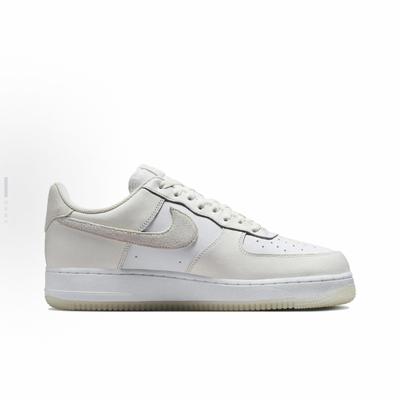 Nike Air Force 1 绒面革 low 低帮 板鞋 男款 白米FN5832-100