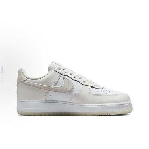 Nike Air Force 1 绒面革 low 低帮 板鞋 男款 白米FN5832-100