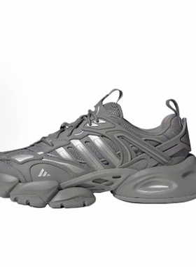 adidas XLG RUNNER DELUXE低帮 休闲城市通勤跑步鞋男女同款 灰色