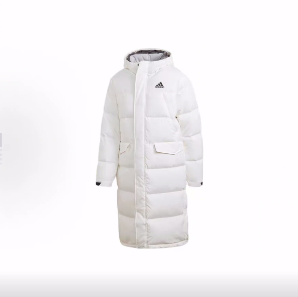 adidas LONG DOWN 长款连帽夹克羽绒服 冬季 男款
