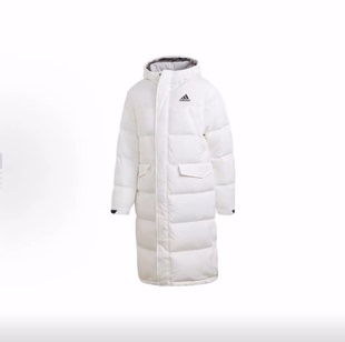 adidas LONG DOWN 长款连帽夹克羽绒服 冬季 男款