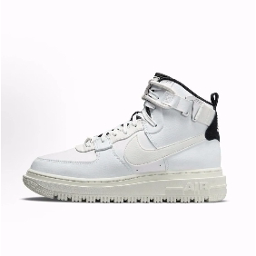Nike Air Force 1 二层牛皮 Utility 2.0 高帮 板鞋 女款 白黑