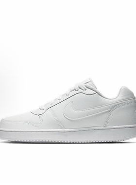 Nike EBERNON Low 舒适 包裹性低帮 板鞋 女款 纯白AQ1779-100