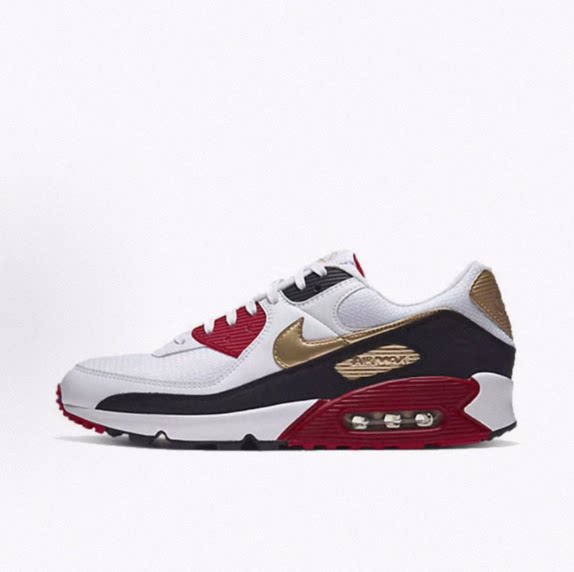 Nike Air Max 90  皮革 低帮 气垫跑步鞋 男款