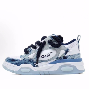 Ocai  001 RETRO 复古潮流 耐磨 低帮 板鞋 男女同款 青白