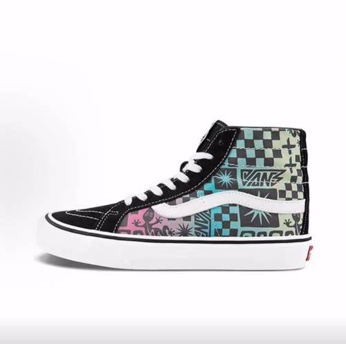 Vans SK8 棋盘格 休闲 高帮 板鞋 男女同款