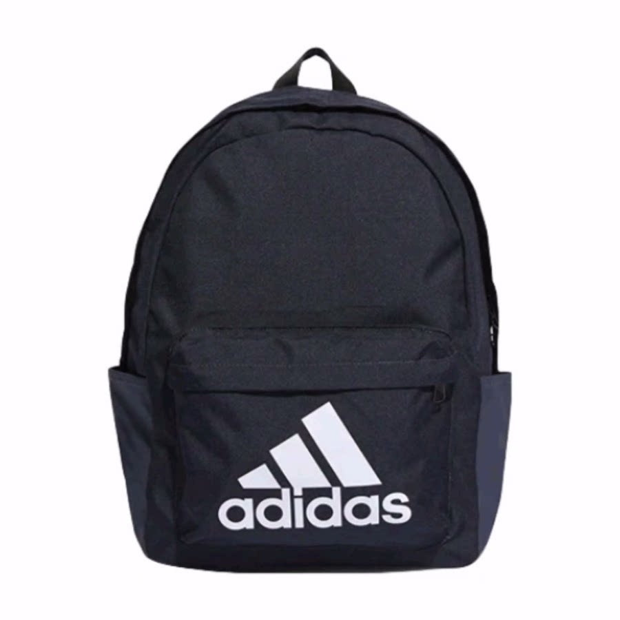 adidas 运动Logo 织物 书包背包双肩包 常规 男女同款 藏蓝色