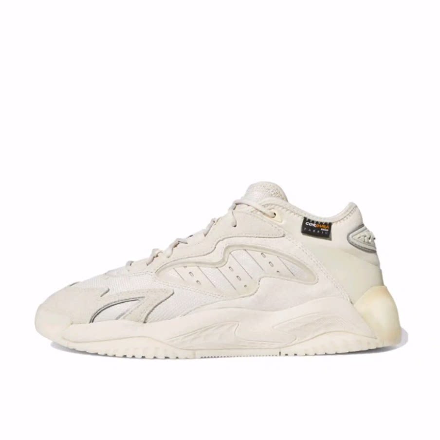 adidas originals 中帮 生活休闲鞋 男女同款 米白色