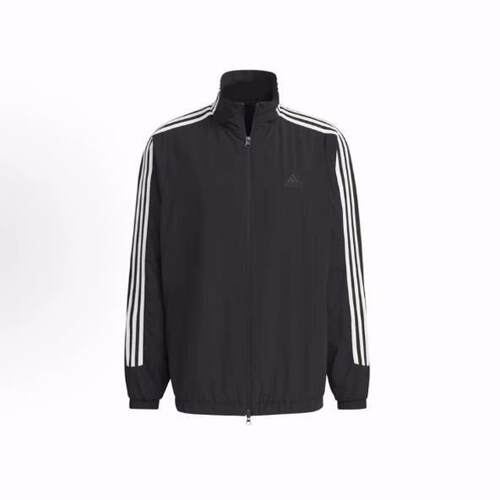 adidas 3-Stripes 复古运动柔软舒适休闲运动防水夹克 男女同款