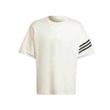 adidas originals WHITE 三叶草 圆领宽松T恤 男款 白色