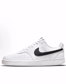 Nike Court Vision 1 Low Next Nature 休闲 低帮 板鞋 女款 白黑